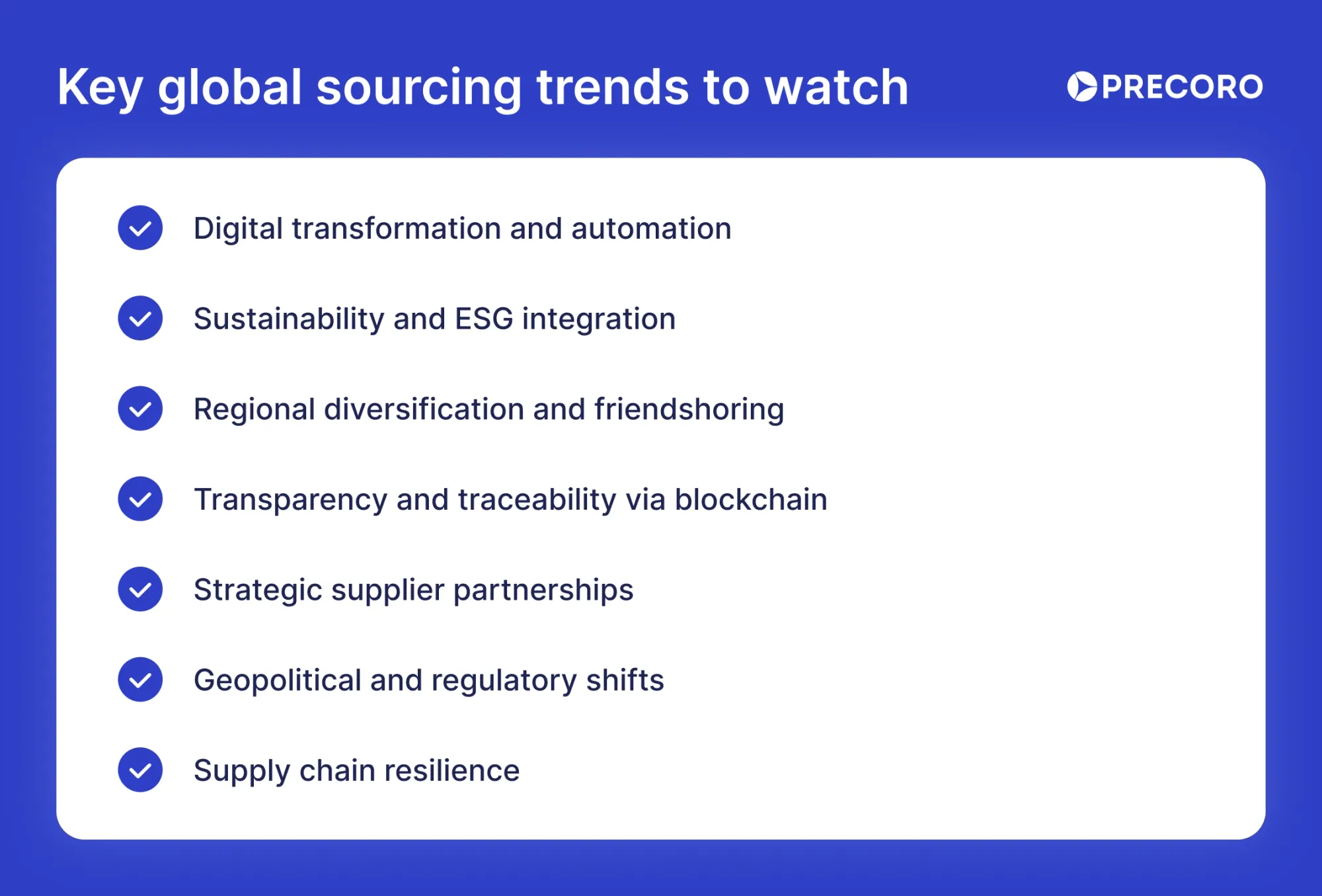 key global sourcing trends to watch