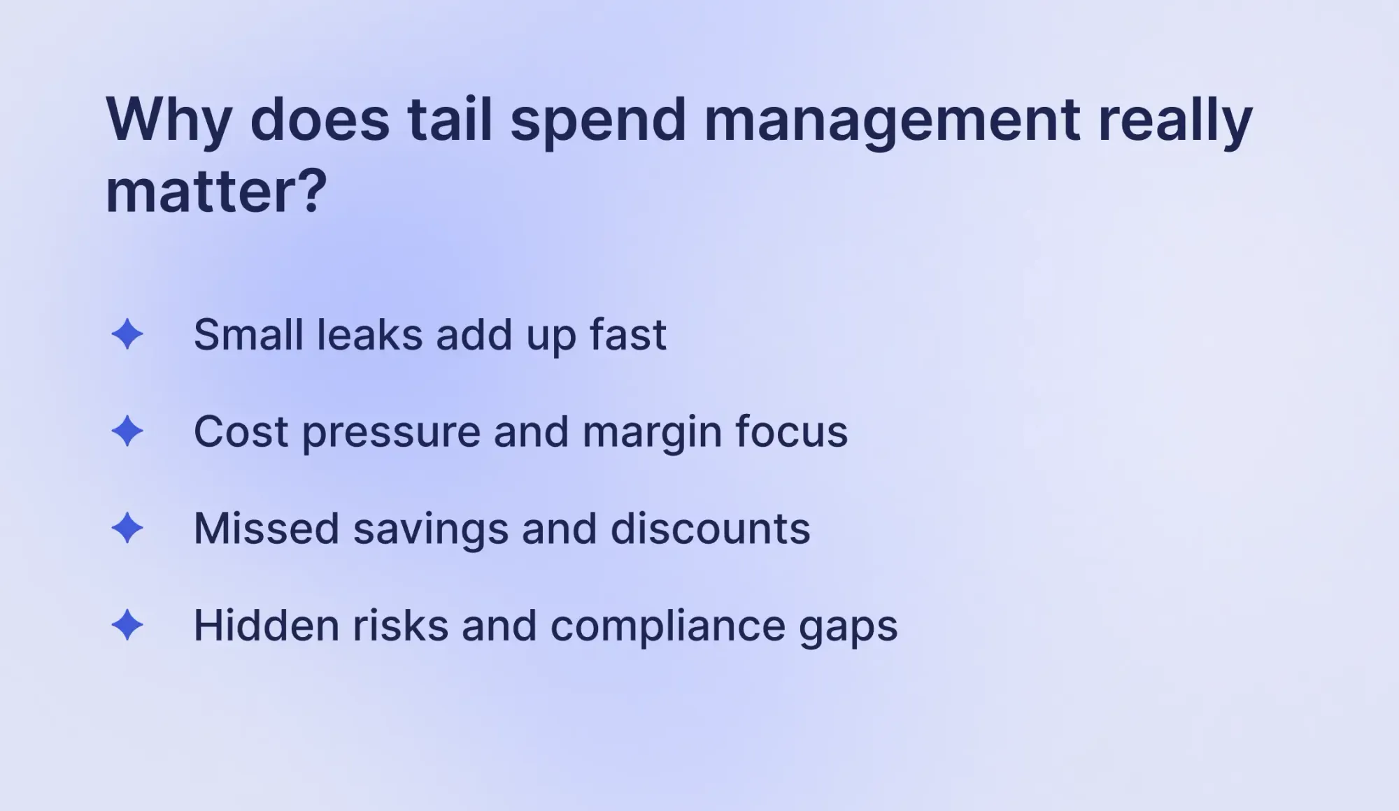why tail spend management really matters