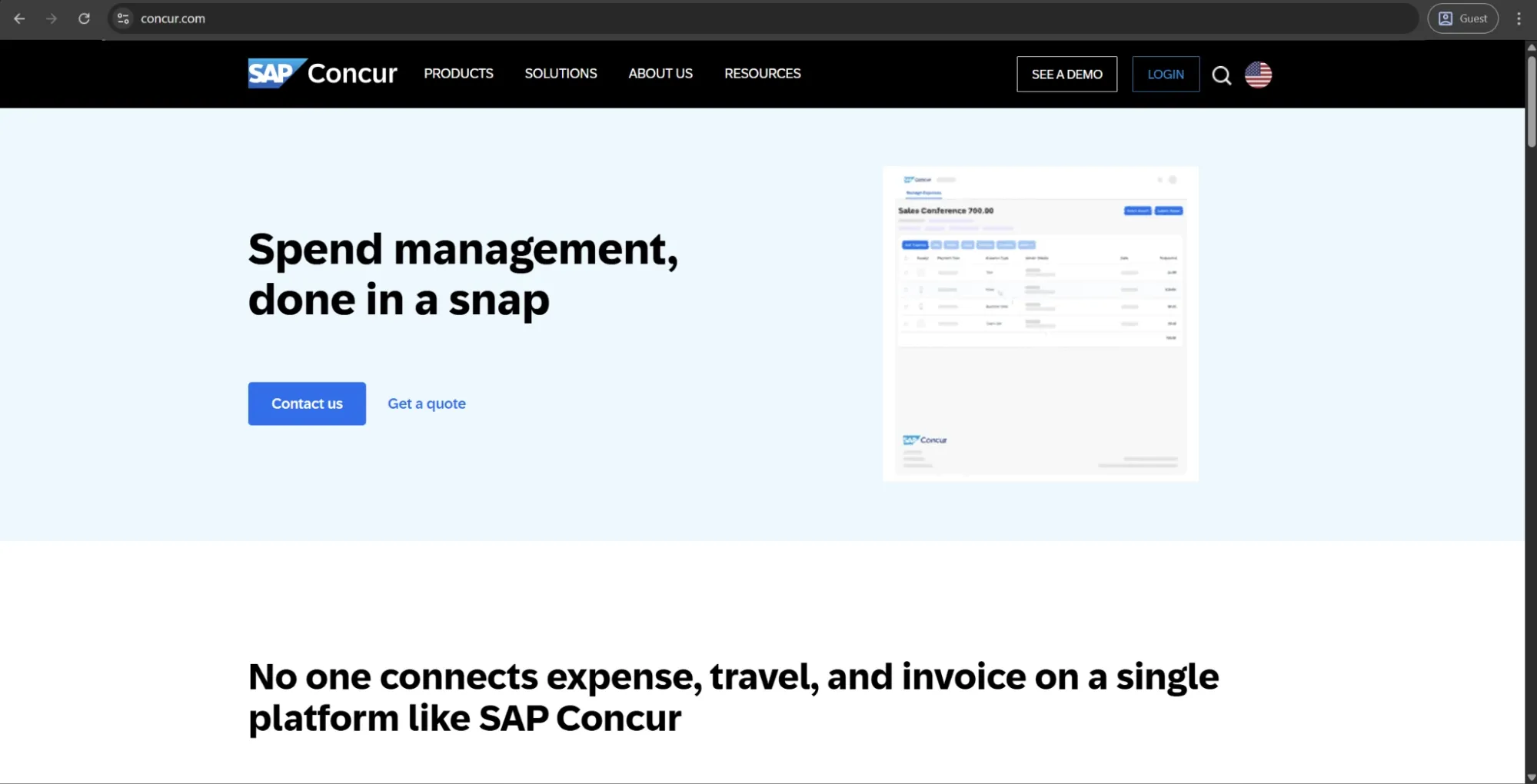 sap concur