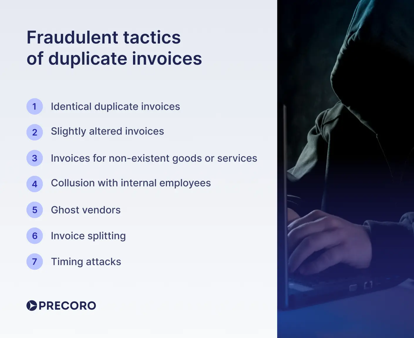 what are fraudulent causes of duplicate invoices